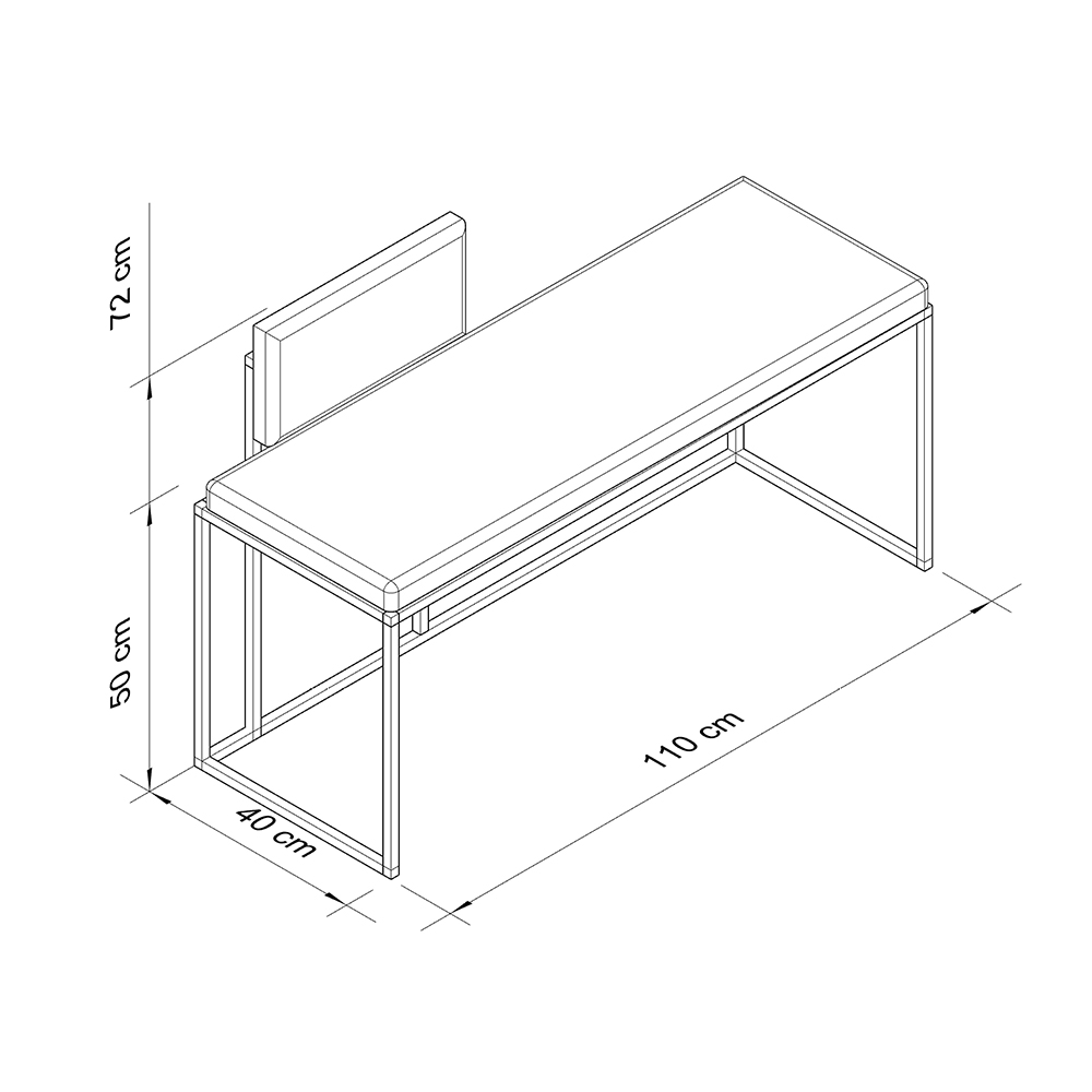 bench dim ابعاد