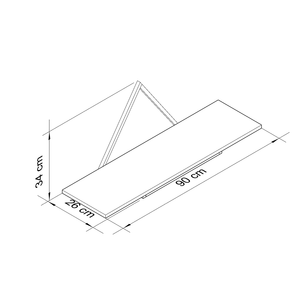 shelf 4 dim ابعاد